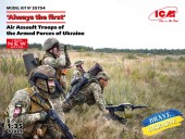 ICM 35754 Always the first  Air Assault Troops of the Armed Forces of Ukraine(4 fig)new molds 1:35