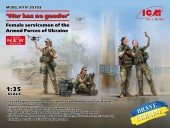ICM 35755 'War has no gender'. Female servicemen of the Armed Forces of Ukraine (100% new molds) 1:35