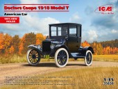 ICM 35830 Doctors Coupe 1917 Model T American Car (100% new moulds) 1:35