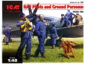 ICM 48081 1:48 RAF Pilots and Ground Personnel (1939-1945)