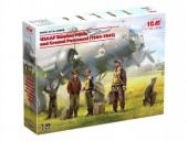 ICM 48088 1:48 USAAF Bomber Pilots and Ground Personnel (1944-1945) (100% new molds)