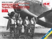 ICM 48090 RAF Bomber and Torpedo Pilots (1939-1945) (100% new molds) 1:48