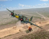 ICM 48215 Hs 129B-1, WWII German attack aircraft 1:48