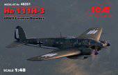 ICM 48261 He 111H-3 WWII German Bomber (100% new molds) 1:48