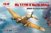 ICM 48265 He 111H-6 North Africa WWII German Bombe Limited 1:48