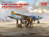 ICM 48288 A-26C-15 Invader with pilots and ground personnel 1:48