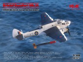 ICM 48315 Bristol Beaufort Mk.IA, WWII British torpedo bomber 1:48