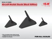 ICM A002 Aircraft Models Stands (Black Edition)(for 1:144 1:72 1:48 und 1:32) 