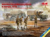 ICM DS3518 1:35 American Expeditionary Forces in Europe, 1918 (Standard B â€œLibertyâ€, FWD Type B, Model T 1917 Ambulance, US Infantry, US Drivers)