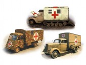 ICM DS3523 'Sankas'   WWII Wehrmacht Ambulance Trucks 1:35