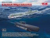 ICM S.020 K-Verbände Midget Submarines ('Seehund' and 'Molch') 1:72