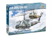 Italeri 2845 1:48 Italian Multirole Helicopter Bell AB-205/UH-1D 