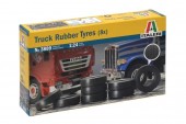 Italeri 3889s 1:24 Truck Rubber Tyres 8 Pcs