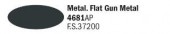 ITALERI 4681AP Flat Gun Metal - Acrylic Paint (20 ml)