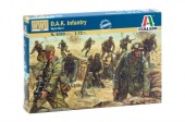 Italeri 6099 1:72 D.A.K. INFANTRY, WWII - 48 figures
