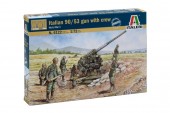 Italeri 6122 1:72 Italian 90/53 gun with Crew, WWII