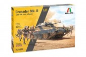 ITALERI 6579s 1:35 CRUSADER Mk.II with 8th Army Infantry