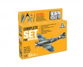 Italeri 72007 1:72 Spitfire Mk.IX - Complete Set For Modeling - Starter kit