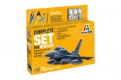 ITALERI 72009 1:72 F-16 C/D Night Falcon - Complete Set For Modeling - Starter kit