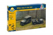 ITALERI 7506S 1:72 WILLYS JEEP 1/4 TON 4X4 - FAST ASSEMBLY