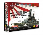 LIFECOLOR CS36 Imperial Japan Navy WWII, Late War, Set N. 1 6 x 22 ml