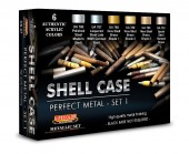 LIFECOLOR CS47 Shell Case Perfect Metals Set 1 6 x 22 ml