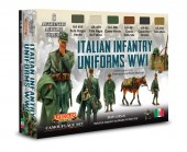LIFECOLOR CS50 Italian Infantry Uniforms WWI 6 x 22 ml