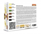 LIFECOLOR CS53 NMM Non Metallic Metal Set 1 GOLD 6 x 22 ml