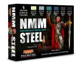 LIFECOLOR CS54 NMM Non Metallic Metal Set 2 STEEL 6 x 22 ml