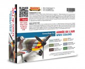 LIFECOLOR CS56 WWII French Aircraft Colors - Arme De L'Air 6 x 22 ml