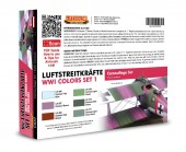 LIFECOLOR CS57 Imperial German Army WWI Colors Set1 6 x 22 ml
