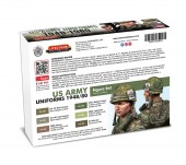 LIFECOLOR CS61 US Army Uniforms 1948-1980 6 x 22 ml