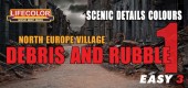 Lifecolor MS07 North Europe Village Debris and Rubble 1 