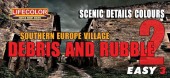 Lifecolor MS08 Southern Europe Village Debris+Rubble 2 