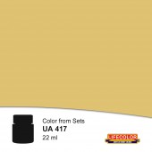 LIFECOLOR NUA417 Khaki Telo Mimetico Camouflage Khaki Sheet 22 ml