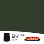 LIFECOLOR NUA501 Schwarzgrun 22 ml