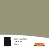 LIFECOLOR NUA635 Medium Green-Grey MS3 22 ml