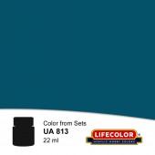 LIFECOLOR NUA813 Rail Blue 22 ml