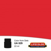 LIFECOLOR NUA829 Railfreight Red 22 ml