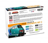 LIFECOLOR XS18 Italian Railways Set # 3 6 x 22 ml