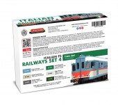LIFECOLOR XS19 Italian Railways Set # 4 6 x 22 ml