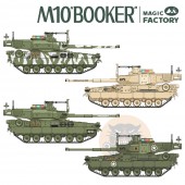 Magic Factory 2008 U.S. Combat Vehicle M10 Booker 1:35