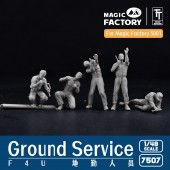 Magic Factory 7507 Ground Service Crew Set 1:48