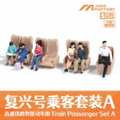 Magic Factory 8402 Train Passenger Set A (for item no. 1601, precolored and assembled) 1:64