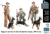 Master Box Ltd. MB35155 Dogs in service in US Marine Corps 1:35