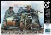 Master Box Ltd. MB35178 German motorcyclists, WWII era 1:35