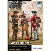 Master Box Ltd. MB35222 Fair exchange. Indian Wars Series, XVIII century. Kit No.4 1:35