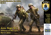 Master Box Ltd. MB35224 Russian-Ukrainian War series Kit No 2.Azov Regiment Defence of Mariupol 1:35