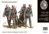 Master Box Ltd. MB3541 German Infantry Stalingrad Summer 1942 Casualty Evacuation 1:35
