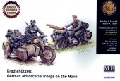 Master Box Ltd. MB3548F Kradschutzen: German motorcycle troops 1:35